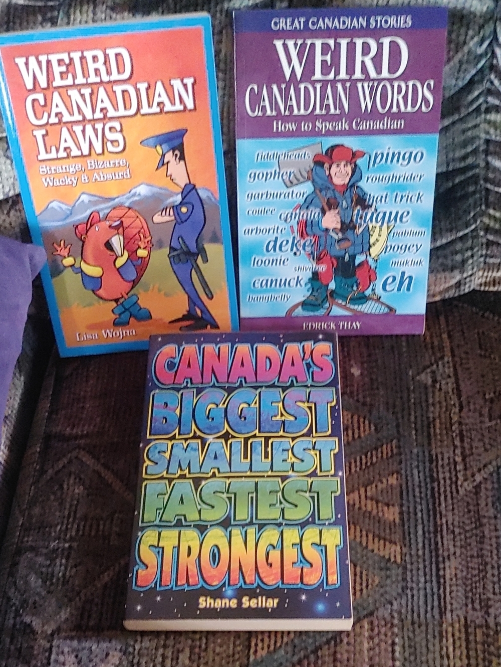 Weird Canadian Words & Laws Book Bundle - Purple, Orange, Multicolor